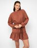 Vestido Corto Manga Larga Mujer Alma