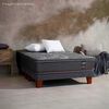 Cama Europea Celta Base Dividida S&uacute;per King Copper Black + Respaldo