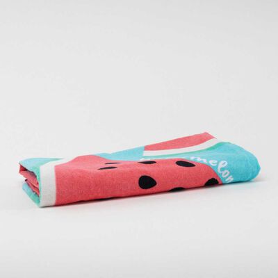 Toalla de Playa Velour Casanova Watermelon 75 x 150 cm.