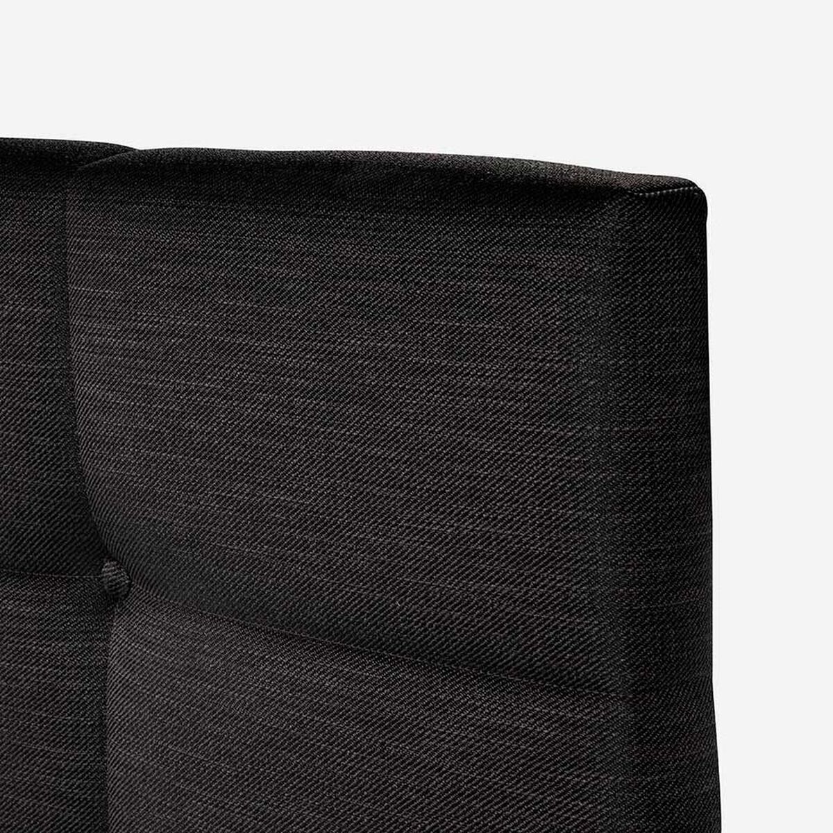 Cama Europea Rosen Base Dividida S&uacute;per King Driven + Respaldo + 2 Veladores Issey Grafito