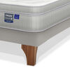 Cama Europea Arena Paradise 1.5 Plazas + Respaldo Almendra + Velador Roma