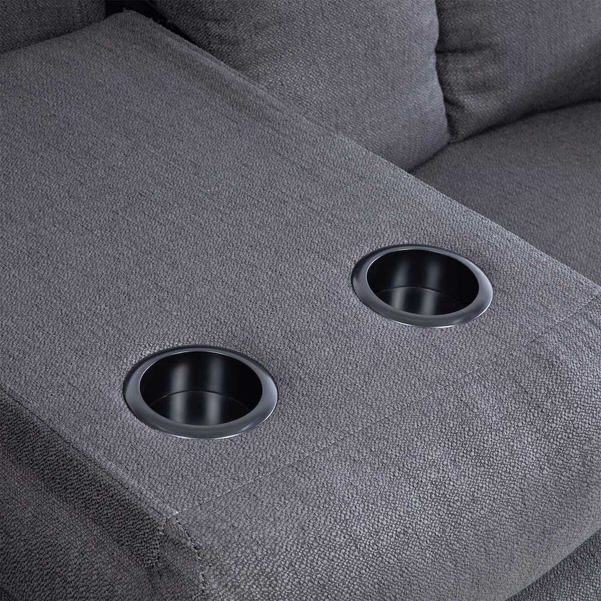 Sof&aacute; Derecho Daniels 3 Cuerpos Gris