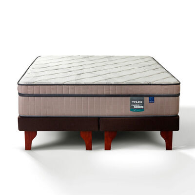 Cama Europea Flex Base Dividida 2 Plazas M&aacute;ximo Cobre