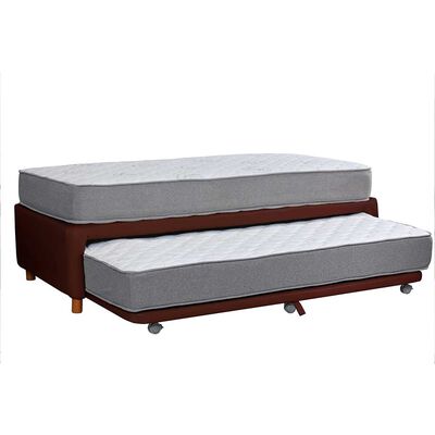Cama Nido Latam Home 1,5 Plazas Zen Best PU Chocolate