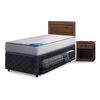 Diván Flex 1 Plaza Urbano  + Respaldo + Velador Asturia