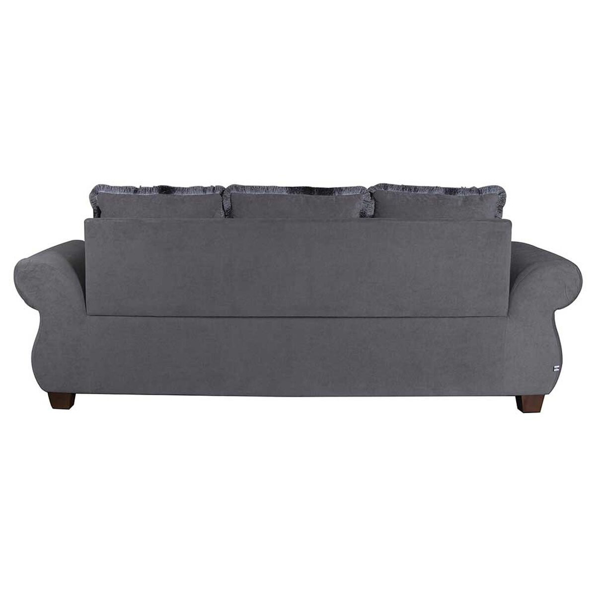 Sofá Universal Market Mozart Tela 3 Cuerpos Gris
