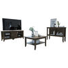 Combo Rack TV Hasta 65" con Puerta + Mesa de Centro + Arrimo TuHome Essential 11