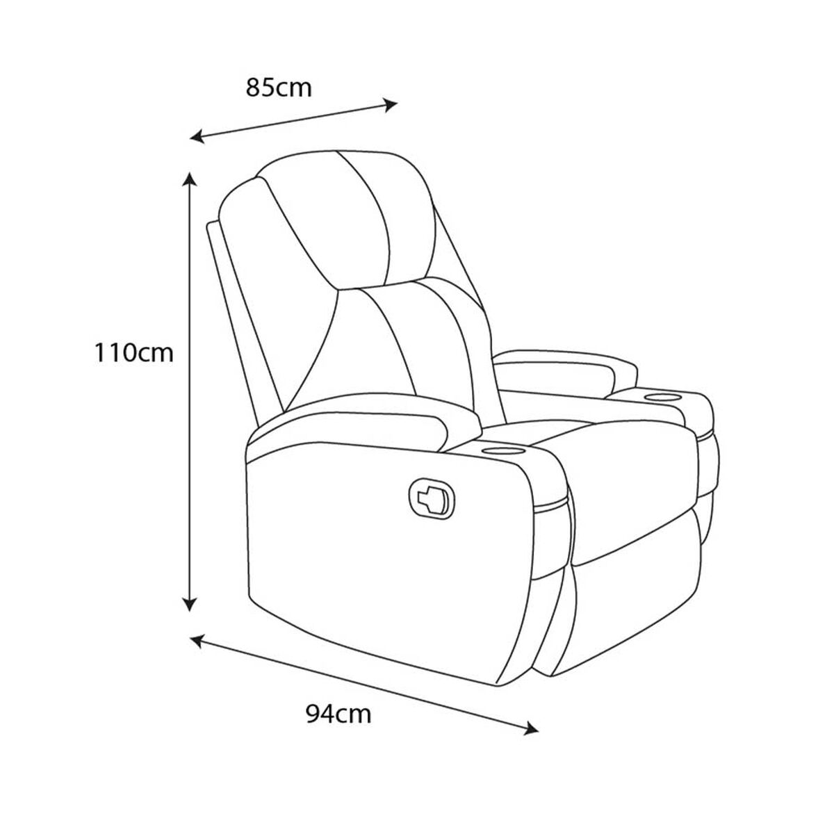 Bergere Zoy Home Lhasa 1 Cuerpo Multifunci&oacute;n Masaje Caf&eacute;