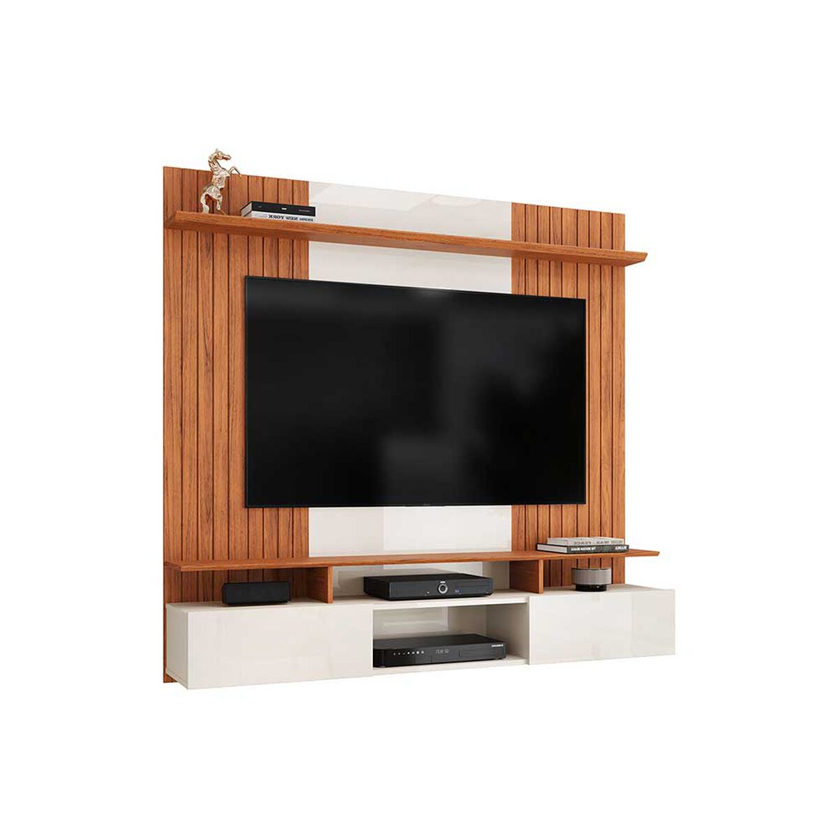 Panel TV Vekkahome Bento 60" Pulgadas Caf&eacute;