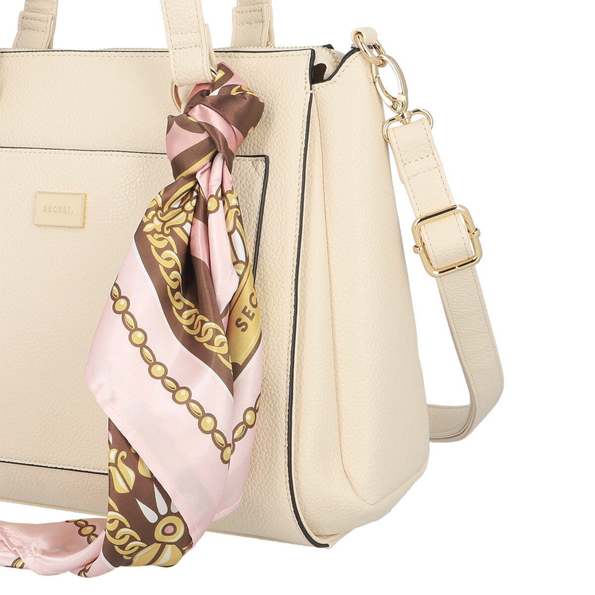 Cartera de hombro Secret Riga FW25 L Beige