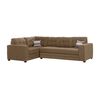 Sof&aacute; Seccional Izquierdo Living Factory Dubai 5 Cuerpos Chocolate