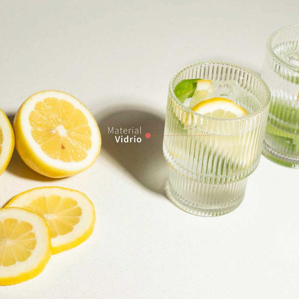 Set 6 Vasos Corto Simplit Vintage Charlotte 200ml