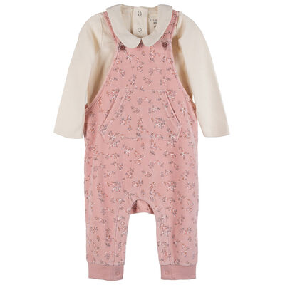 Conjunto Jardinera+Body de Algodón Chess Baby