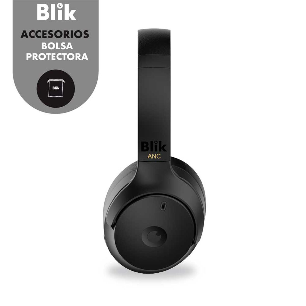 Audífonos Bluetooth Over Ear Blik Essence 700 Negro