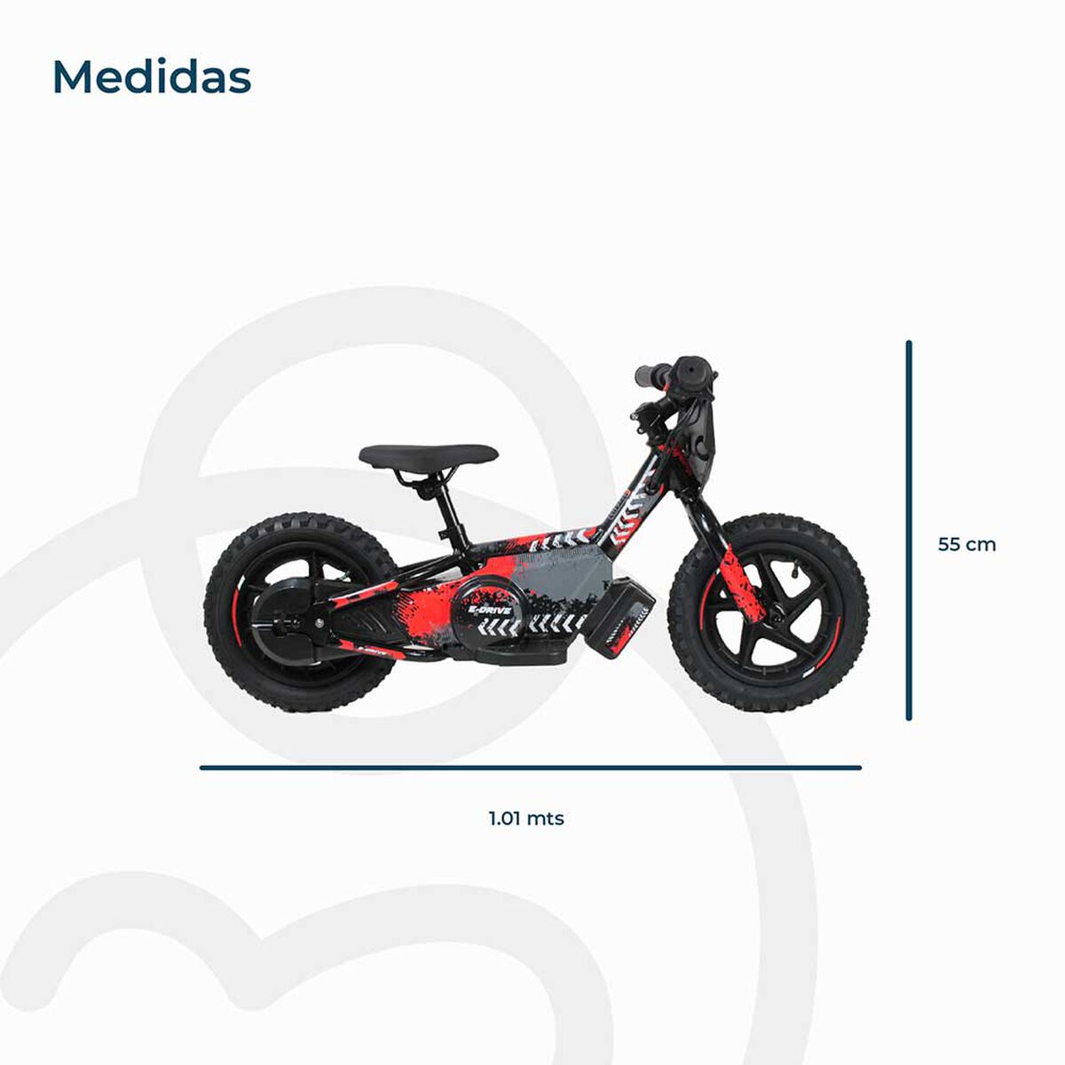 Balance Bike 12 Rojo Bebesit