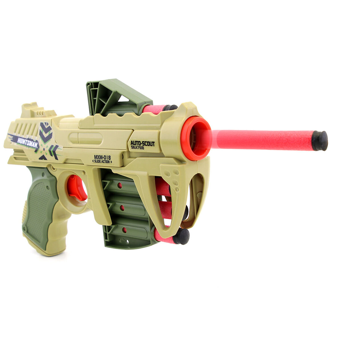 Lanzador de Carga Automática con 6 Dardos Huntsman