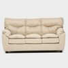 Juego de Living Almore Belén Sofá 3 Cuerpos + Dos Sillones 1 Cuerpo Beige