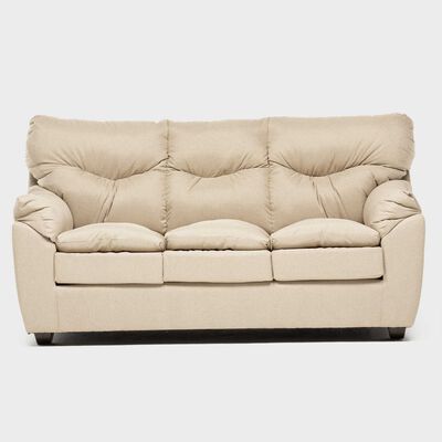 Imagen 2 del producto Juego de Living Almore Belén Sofá 3 Cuerpos + Dos Sillones 1 Cuerpo Beige