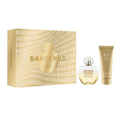 Set Perfume Antonio Banderas Mujer Her Golden Secret Eau de Toilette 50 ml + Loci&oacute;n Corporal 75 ml