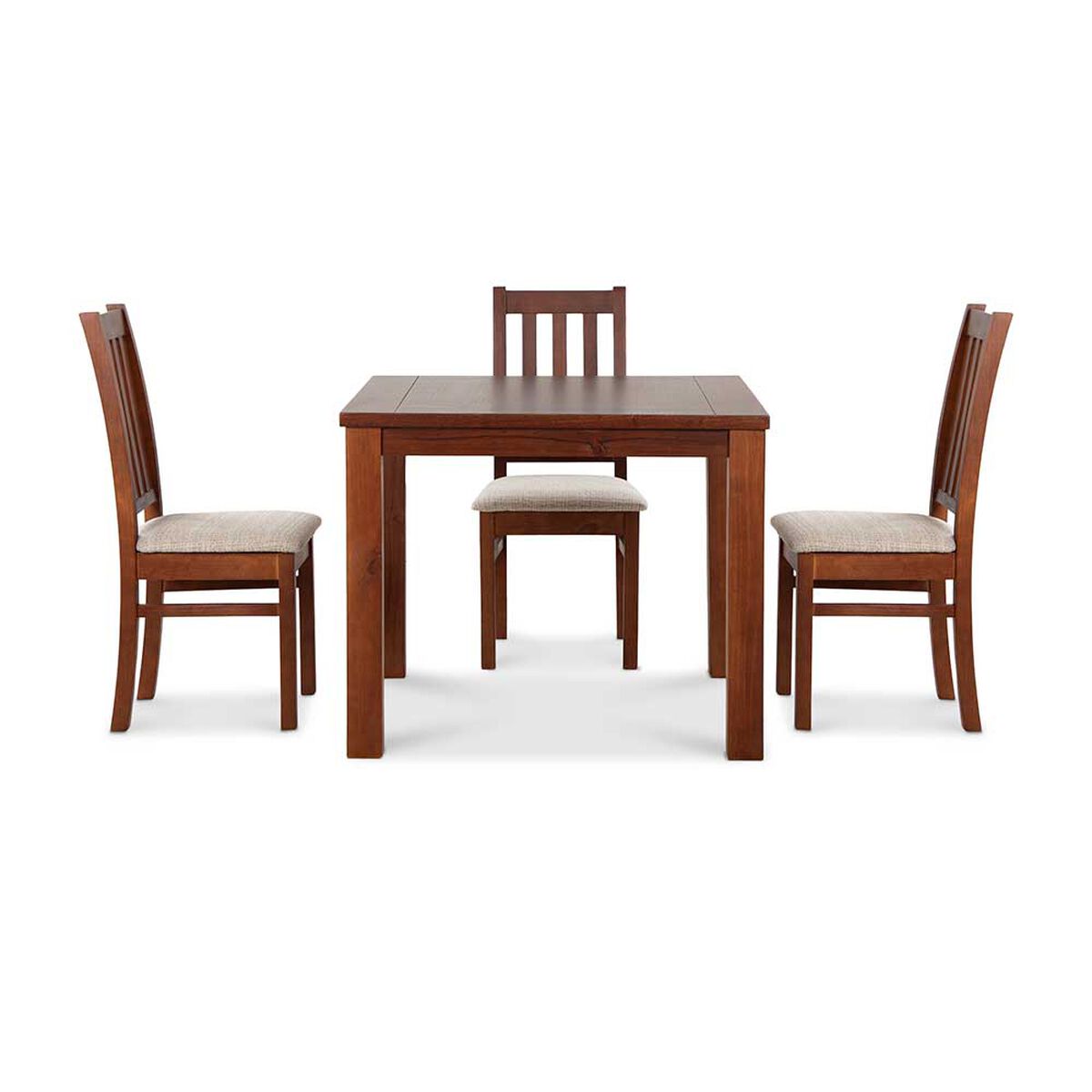Juego de Comedor CIC Ñuble Caramelo 4 Sillas