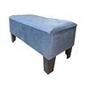 Banqueta Baúl Derecho Muebles HVM Ban Azul Petróleo