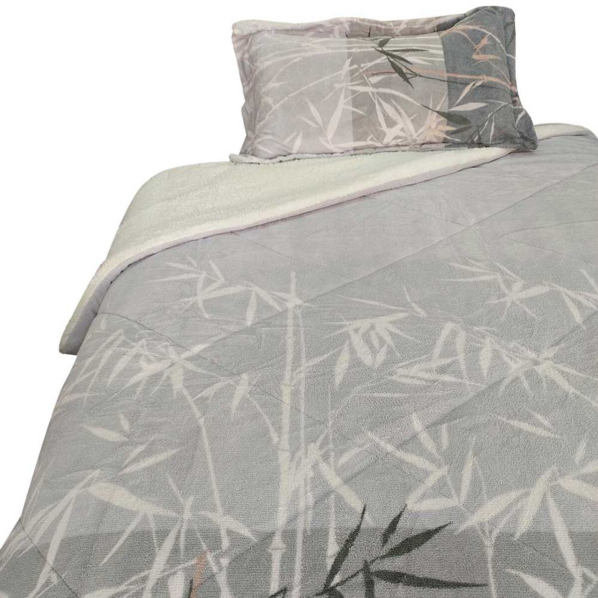 Plumón Coral Estampado Illusions 1,5 Plazas Bamboo