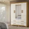 Closet Amuv Closet 4 Puertas Blanco
