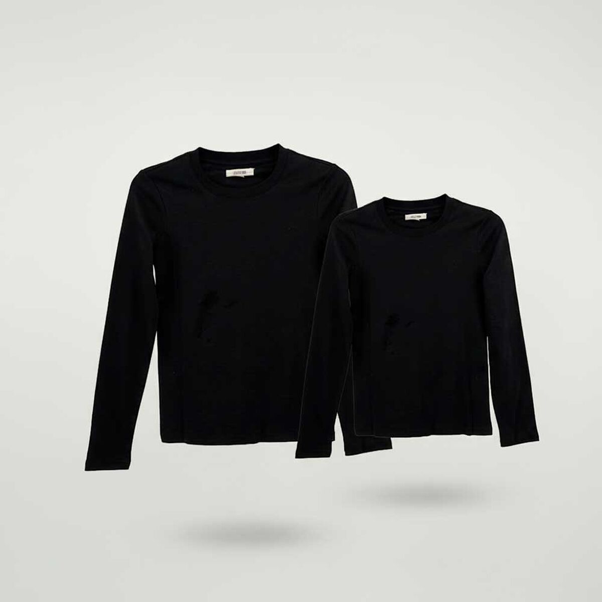 Pack 2 Camiseta Escolar Manga Larga Unisex Crescendo