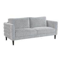 Sofá Casanova Atlanta 3 Cuerpos Grafito Gris