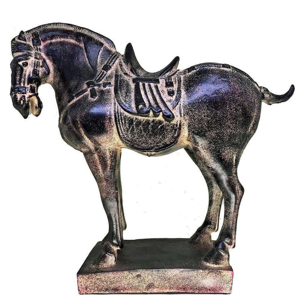 Adorno Resina Caballo Vgo Café