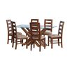 Juego de Comedor Latam Home Merida 6 Sillas Beige