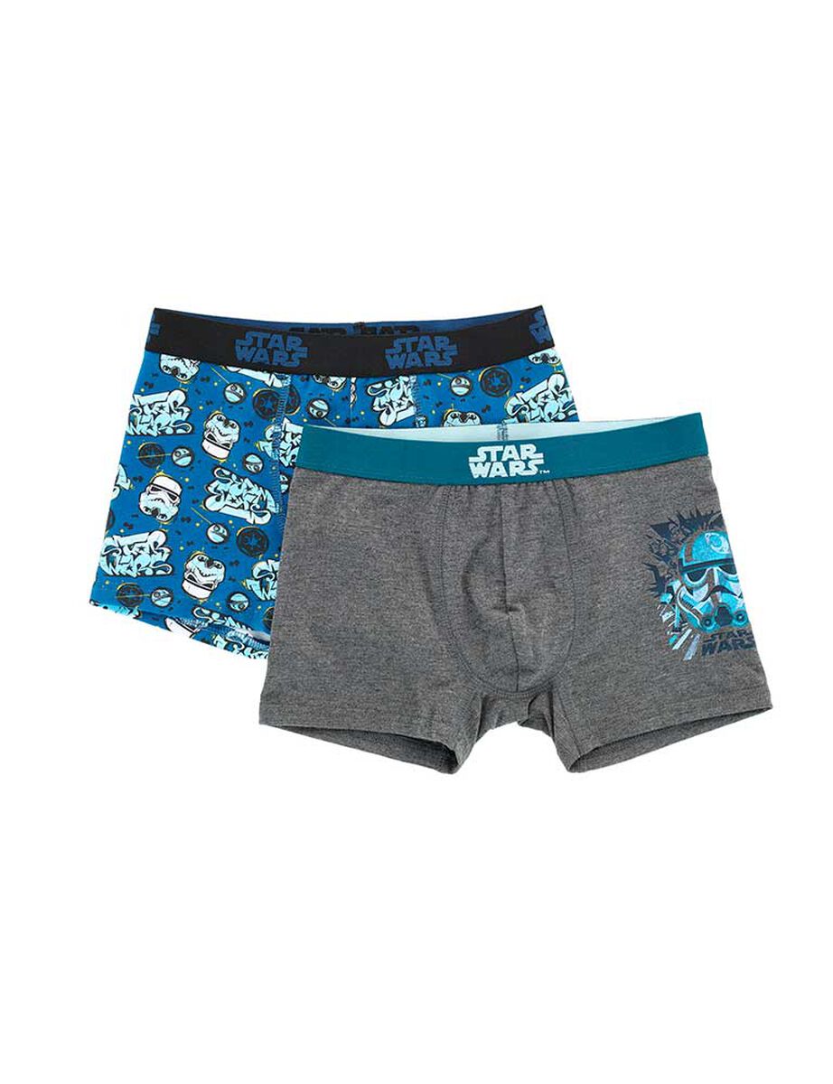 Pack 2 Boxer de Algodón Niño Star Wars