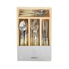 Set de Cuchillería Simplit Versalle 24 Piezas Blanco