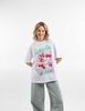 Polera Oversize Algod&oacute;n Manga Corta Mujer Icono