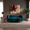 Sof&aacute; Tela Velvet Latam Home Brescia 2 Cuerpos
