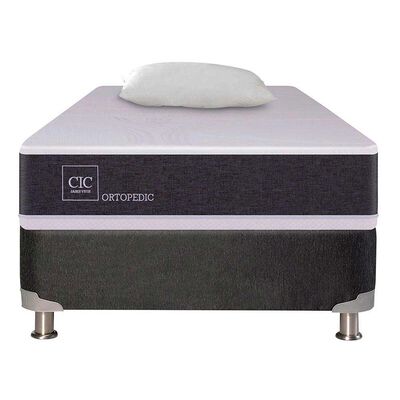 Imagen 1 del producto Box Spring CIC 1 Plaza New Ortopedic + Almohada