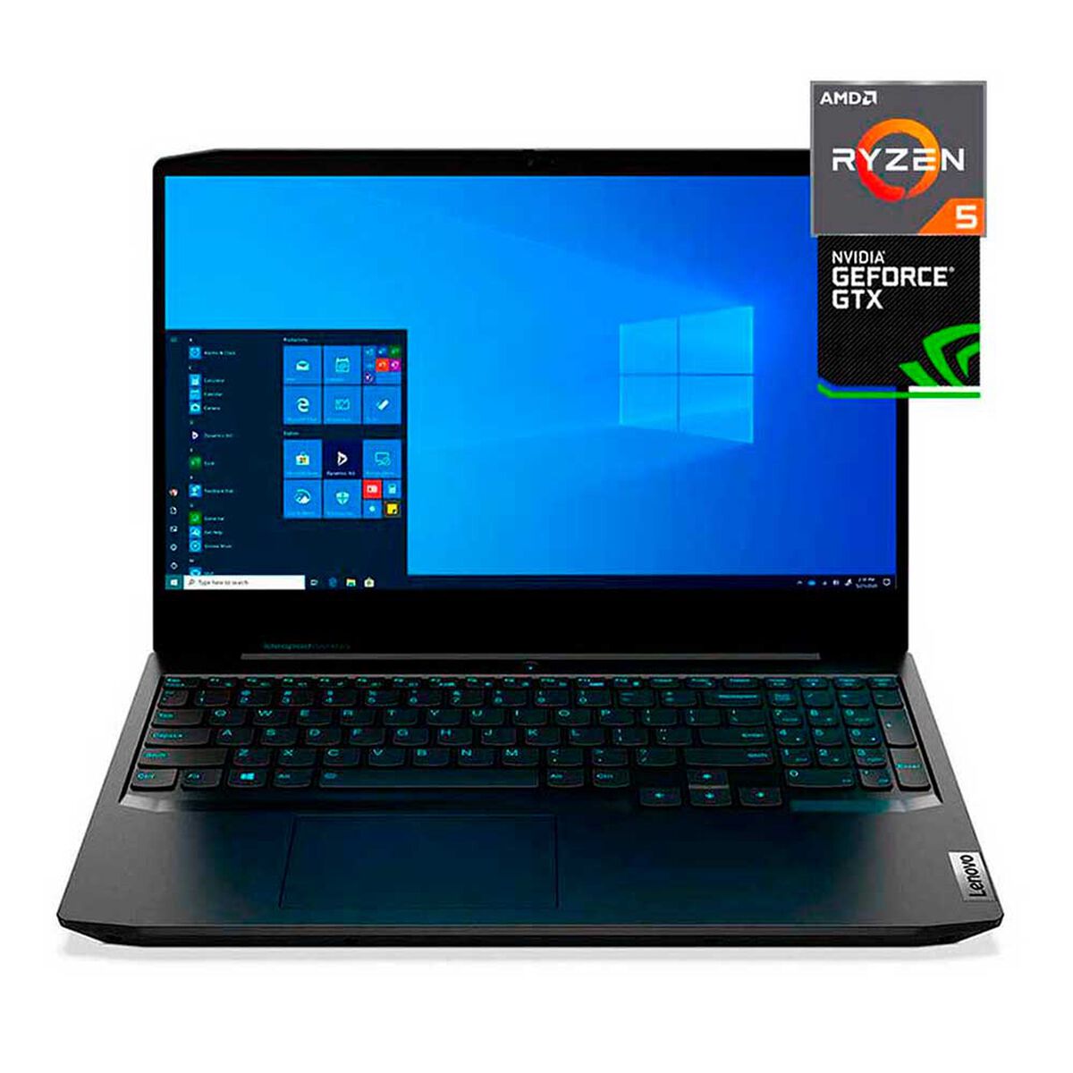 Notebook Gamer Lenovo Gaming 3 Ryzen 5-4600H 8GB 512GB SSD 15,6" NVIDIA GTX1650Ti