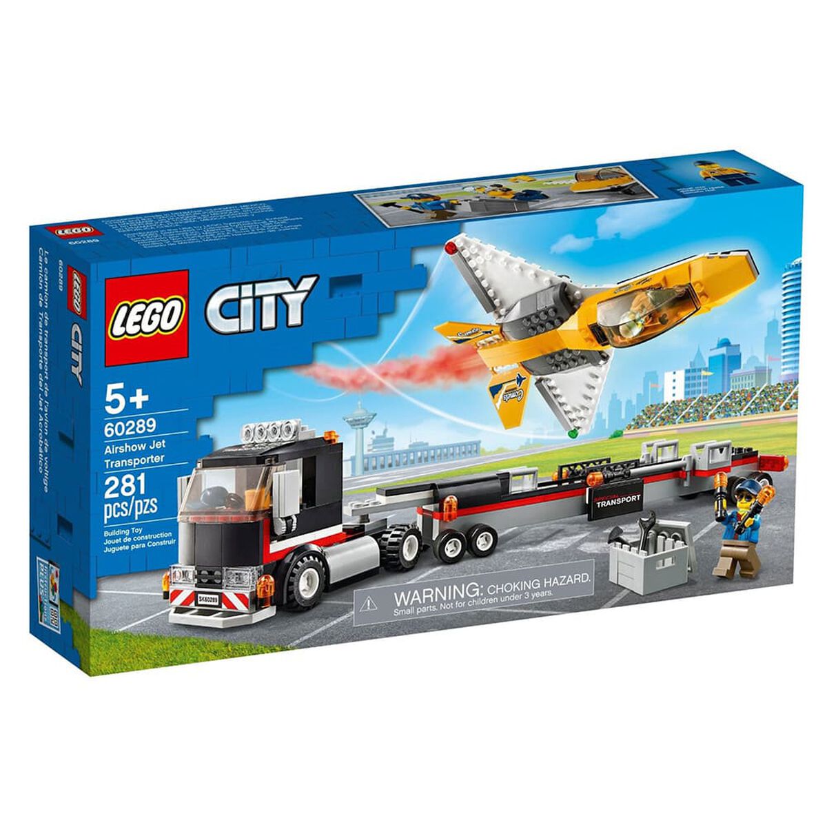 Set Armable Camión de Transporte del Jet Acrobático Lego