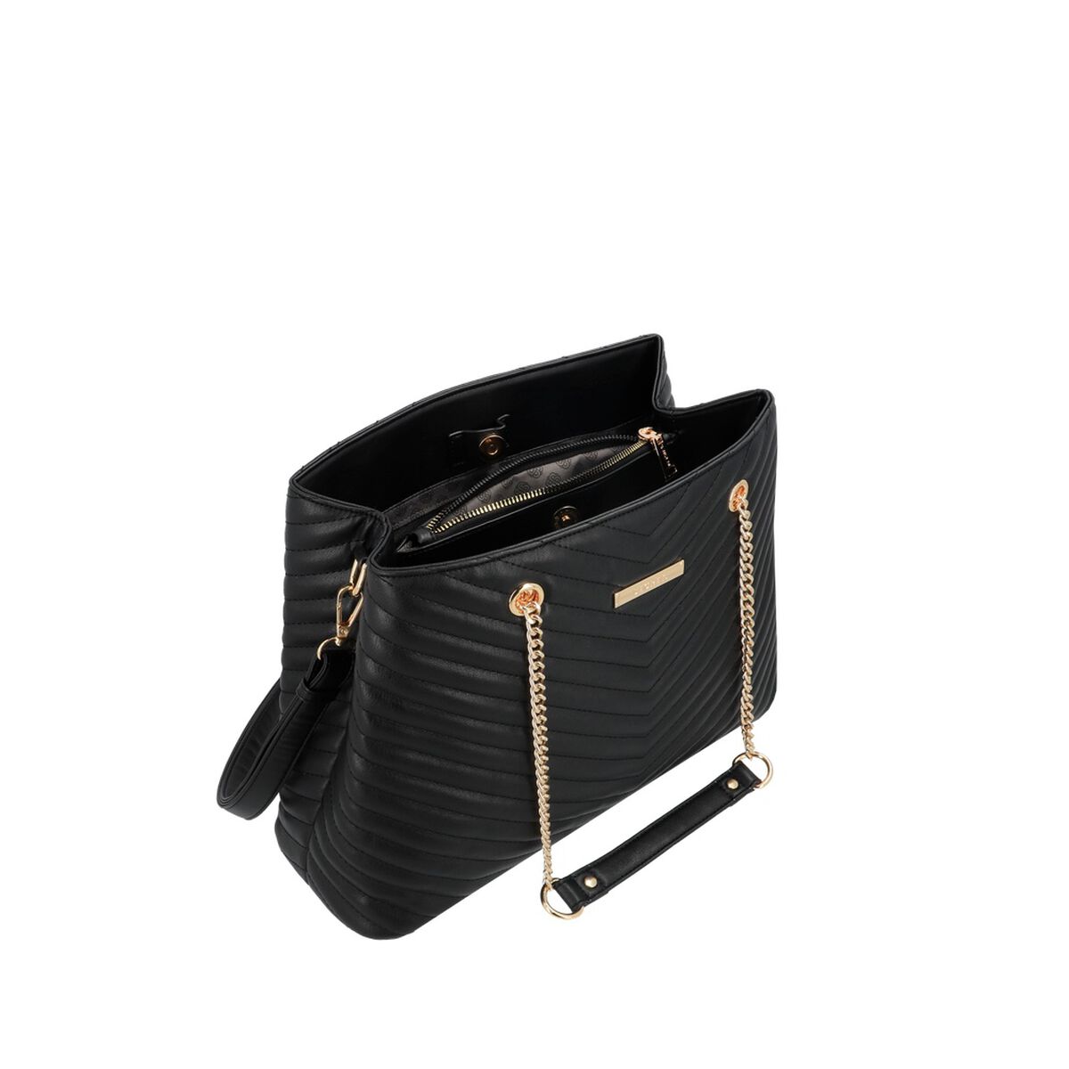Cartera de hombro Secret Versalles FW25 L Negro