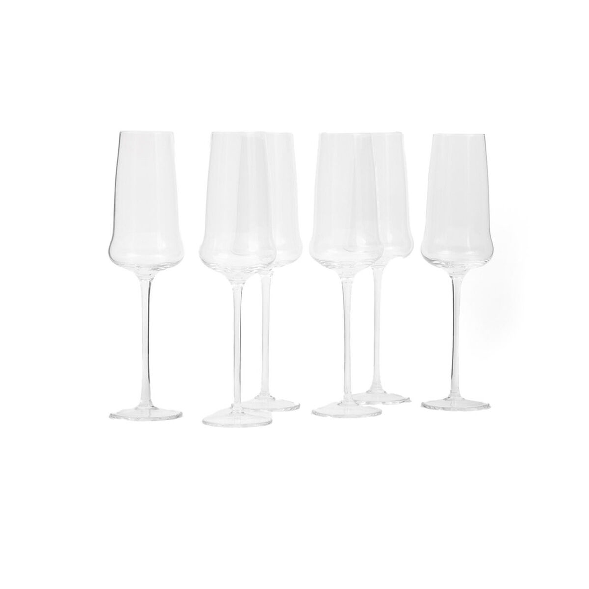Set 6 Copas Champagne Coquinaria Wave