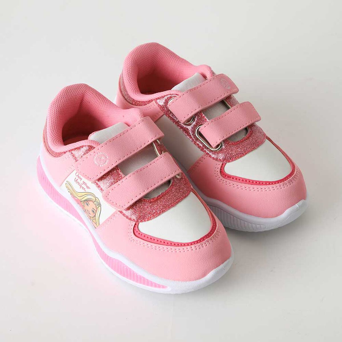 Zapatilla Con Luces Posando Ni&ntilde;a Barbie
