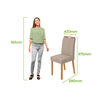 Juego de Comedor Di Poretti Design Nevada 8 Sillas Beige