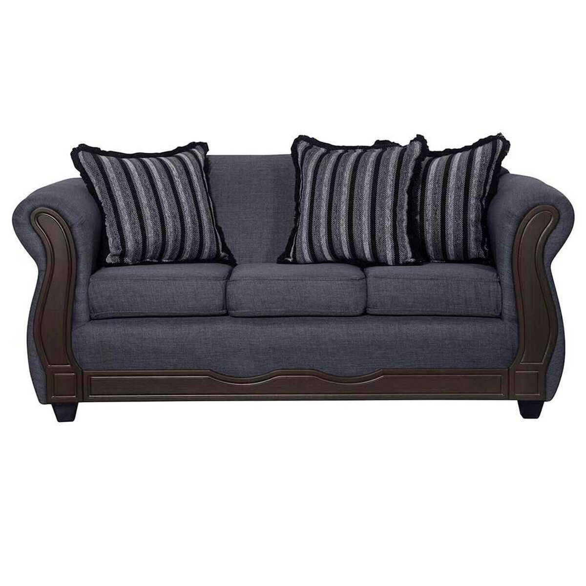 Sof&aacute; Black Factory Sofia 3 Cuerpos Marengo