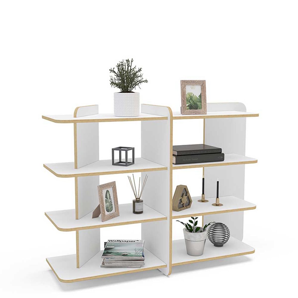 Estante Vekkahome Luna Blanco