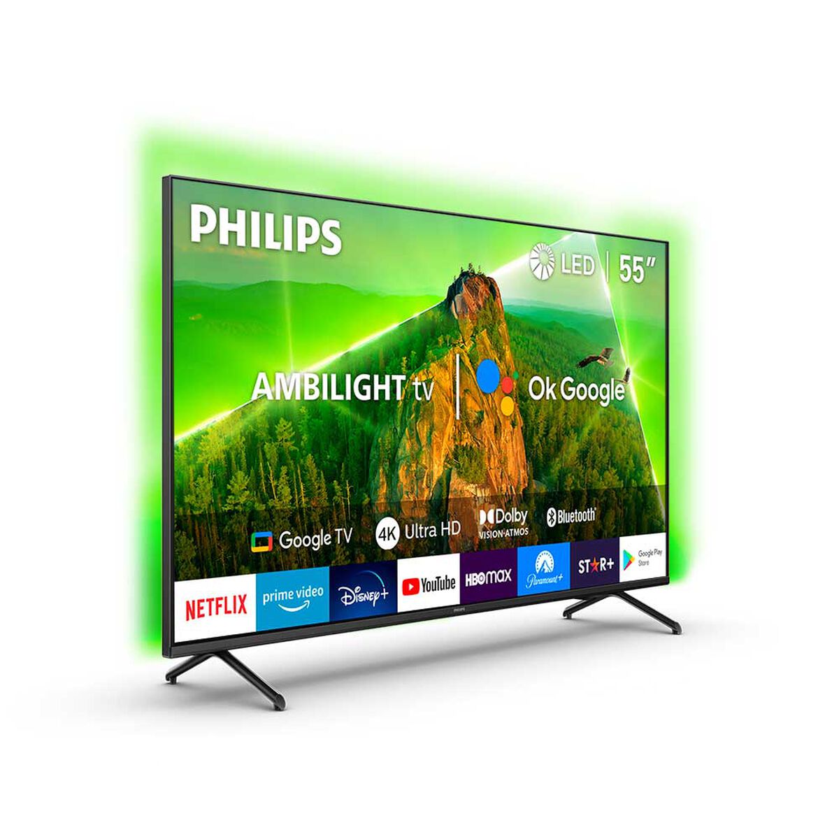 LED 55" Philips Ambilight 55PUD7908 Smart TV 4K UHD