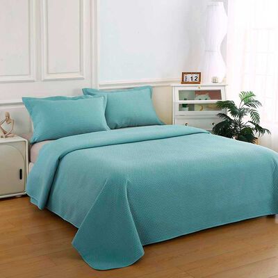 Quilt Liso Illusions 2 Plazas Atenas Aqua
