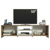 Rack TV Mobilo Metz Madera Blanco Hasta 75"