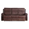 Sofá Reclinable Zoy Home Brunei 3 Cuerpos Café