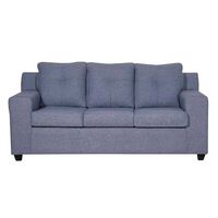 Sofá Black Factory Oxford 3 Cuerpos Azul Piedra