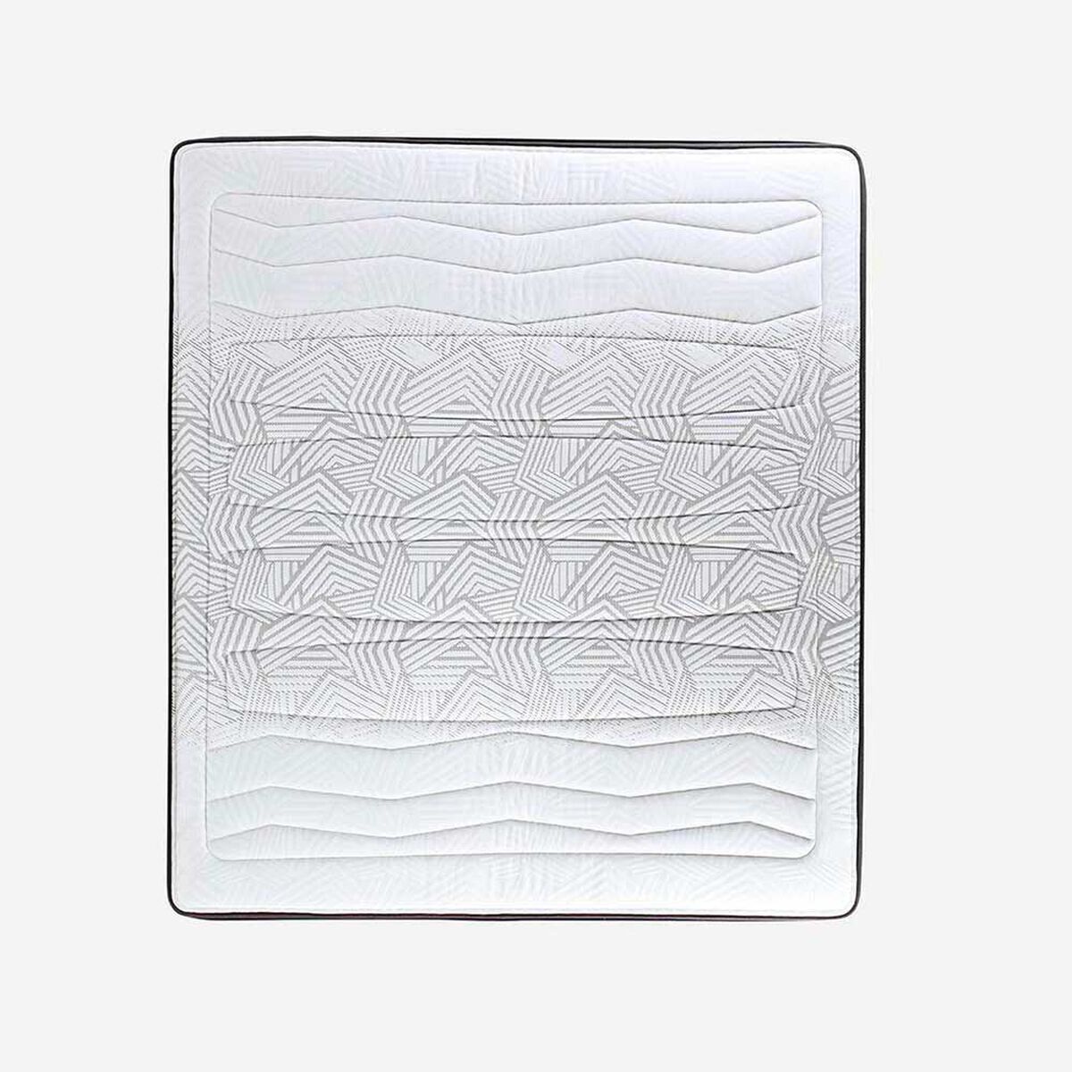 Cama Europea Rosen Base Dividida 2 Plazas Tempo + Respaldo Maurice Gris